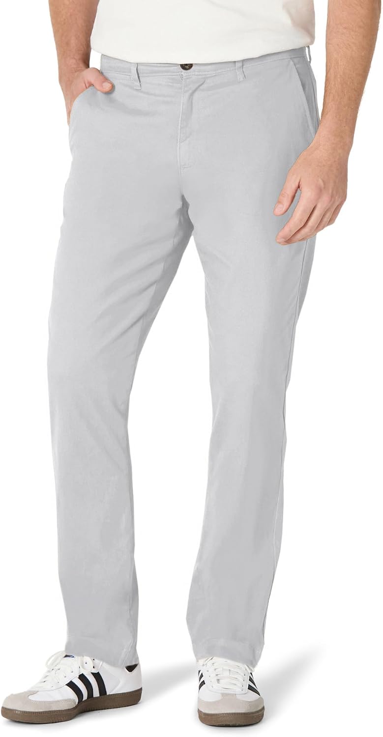 Amazon Essentials Men's Athletic-Fit Stretch Chino Pants, Casual Business Wear