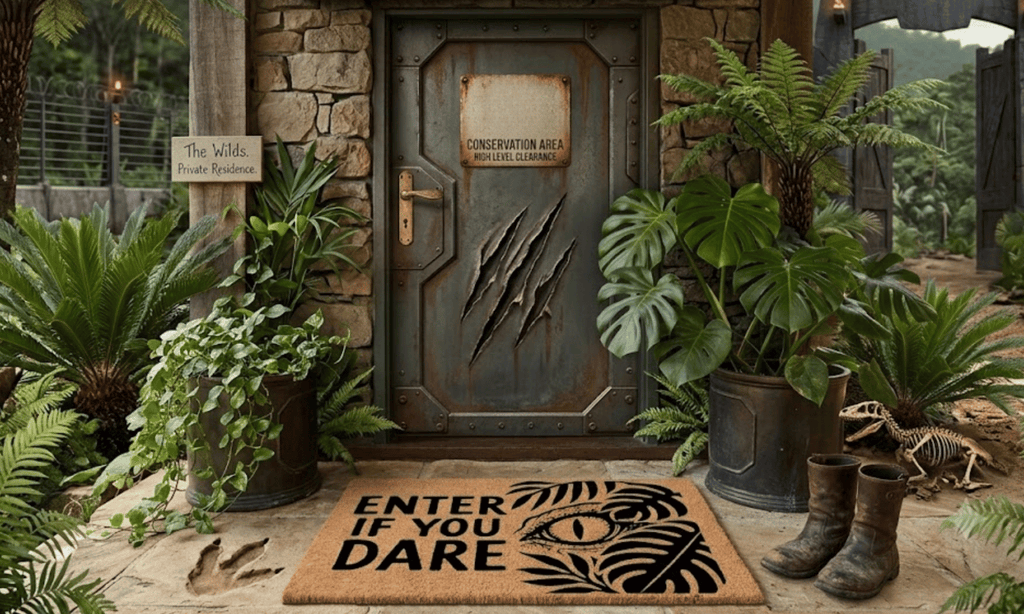 Enter if You dare Coir Mat