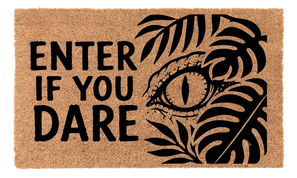 Enter if You dare Coir Mat