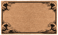 Kanagawa Wave Border Personalized Coir Mat
