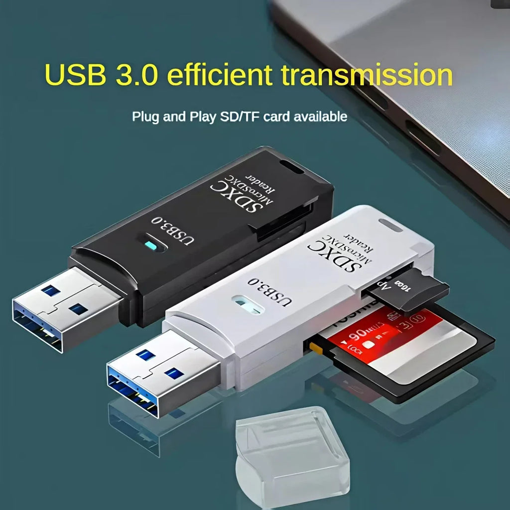 2 in 1 USB 3.0 Card Reader Micro TF sd card Reader usb adapter High Speed Cardreader TF Memory card For PC Laptop Accessories