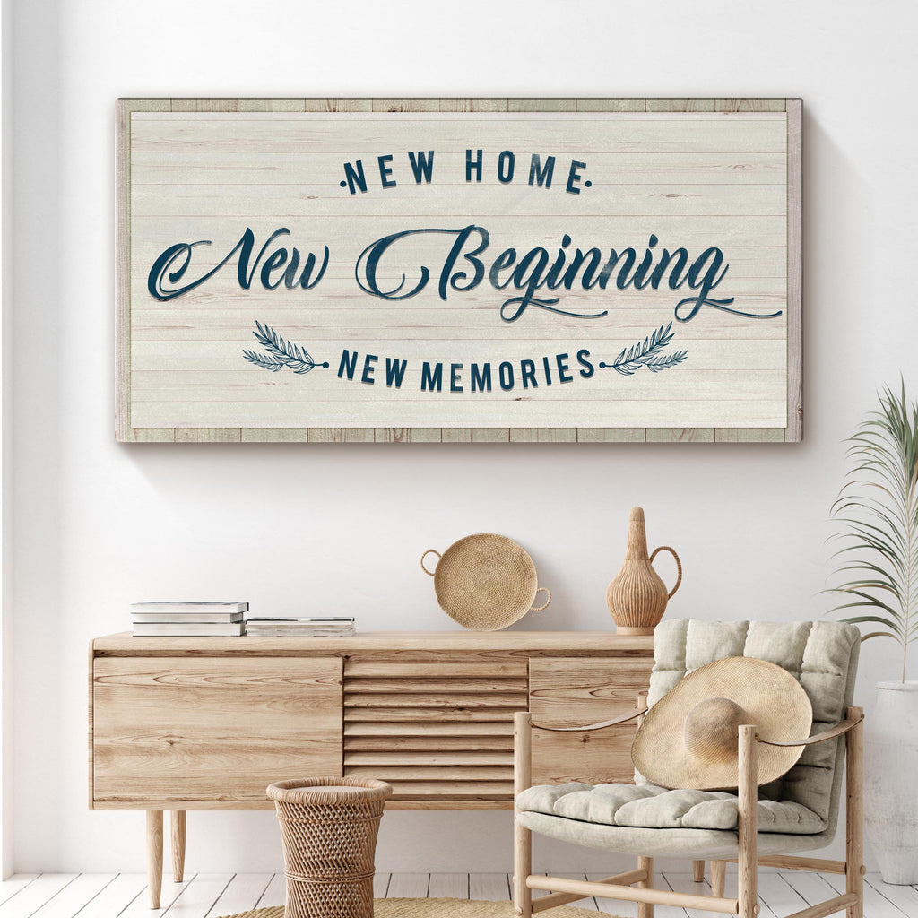 New Home, New Beginning Sign