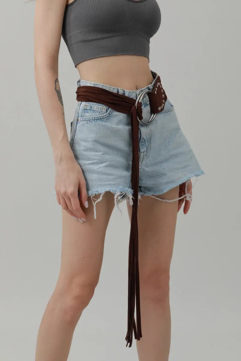 Long Fringe Waist Cincher – Vintage Draped Sash Belt 🌟🤠
