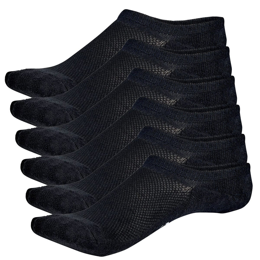 Invisible No Show Bamboo Rayon Socks - 3 Pair and 6 Pair Packs Available