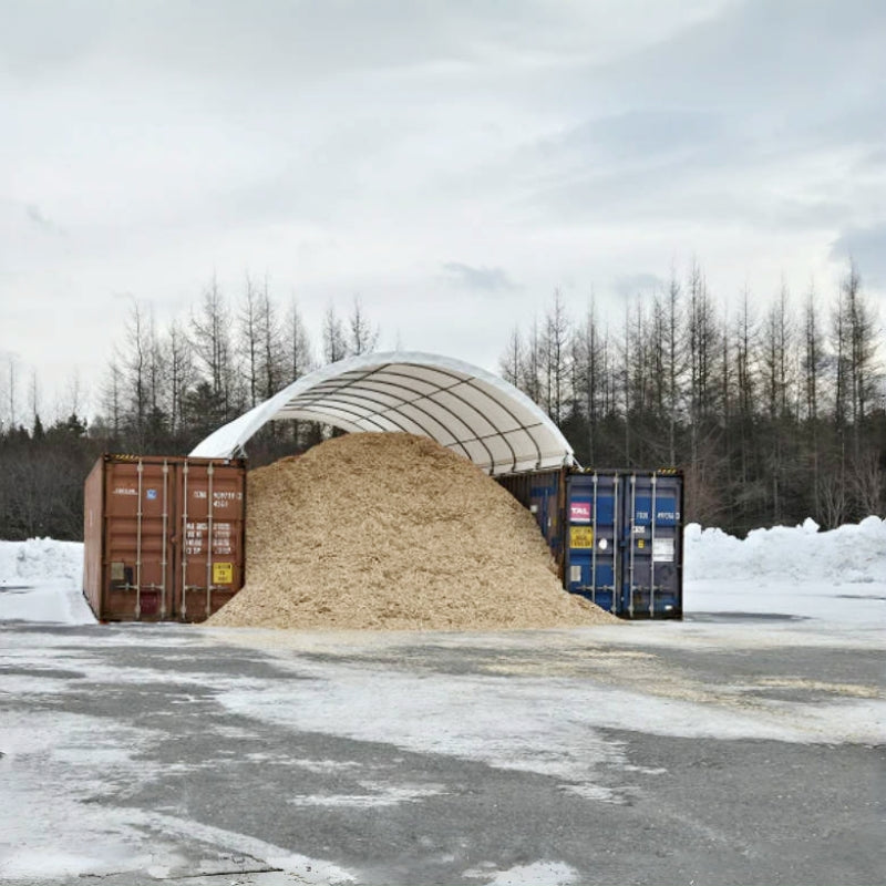 20'x40' Shipping Container Canopy Shelter