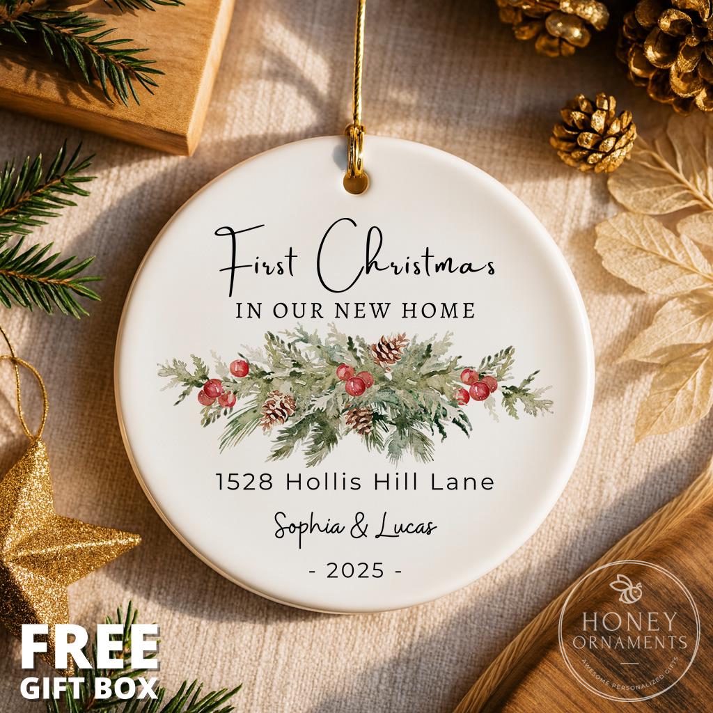 First Christmas in New Home Ornament 2026