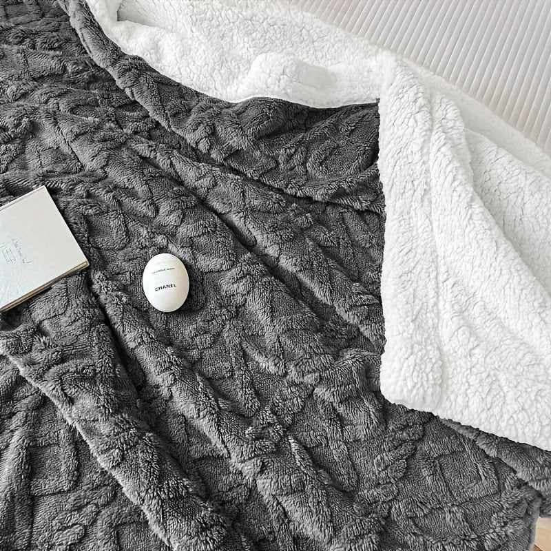 400GSM Ultra Soft Fleece Throw Blanket Twin Queen King, Cozy Bed Sofa Blanket