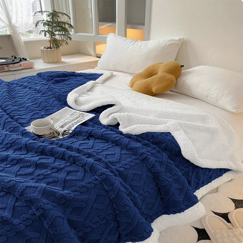 400GSM Ultra Soft Fleece Throw Blanket Twin Queen King, Cozy Bed Sofa Blanket