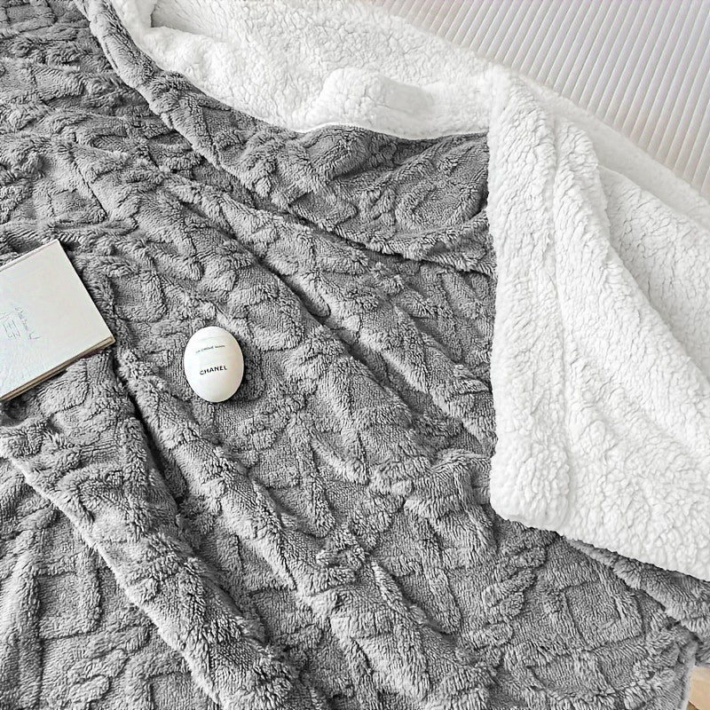 400GSM Ultra Soft Fleece Throw Blanket Twin Queen King, Cozy Bed Sofa Blanket