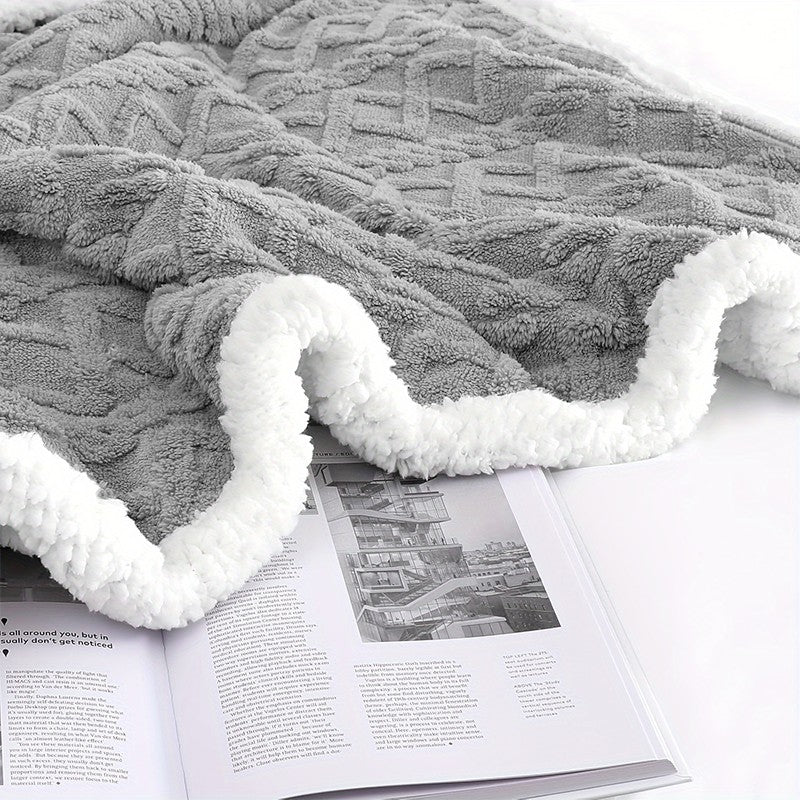 400GSM Ultra Soft Fleece Throw Blanket Twin Queen King, Cozy Bed Sofa Blanket
