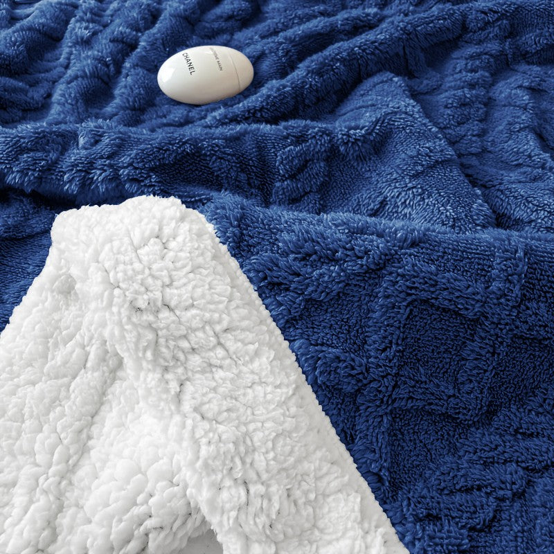 400GSM Ultra Soft Fleece Throw Blanket Twin Queen King, Cozy Bed Sofa Blanket