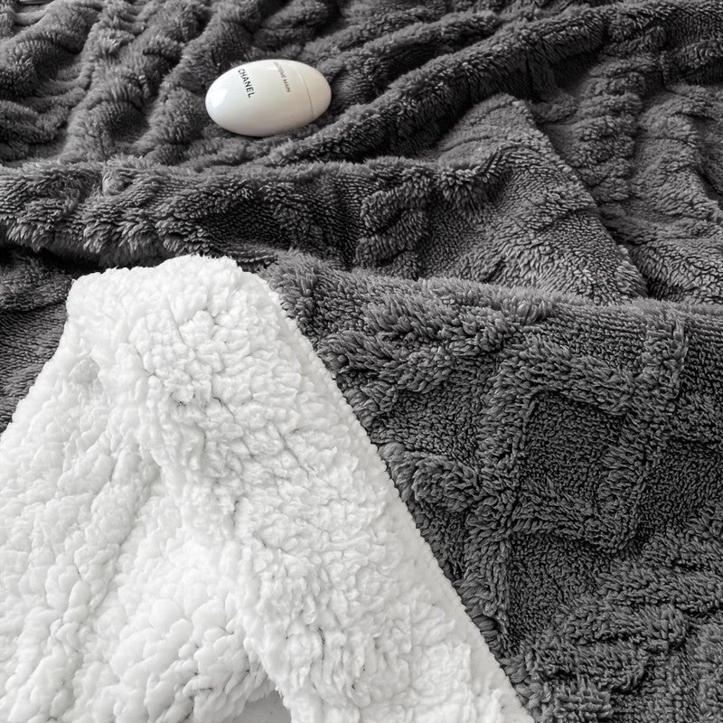 400GSM Ultra Soft Fleece Throw Blanket Twin Queen King, Cozy Bed Sofa Blanket