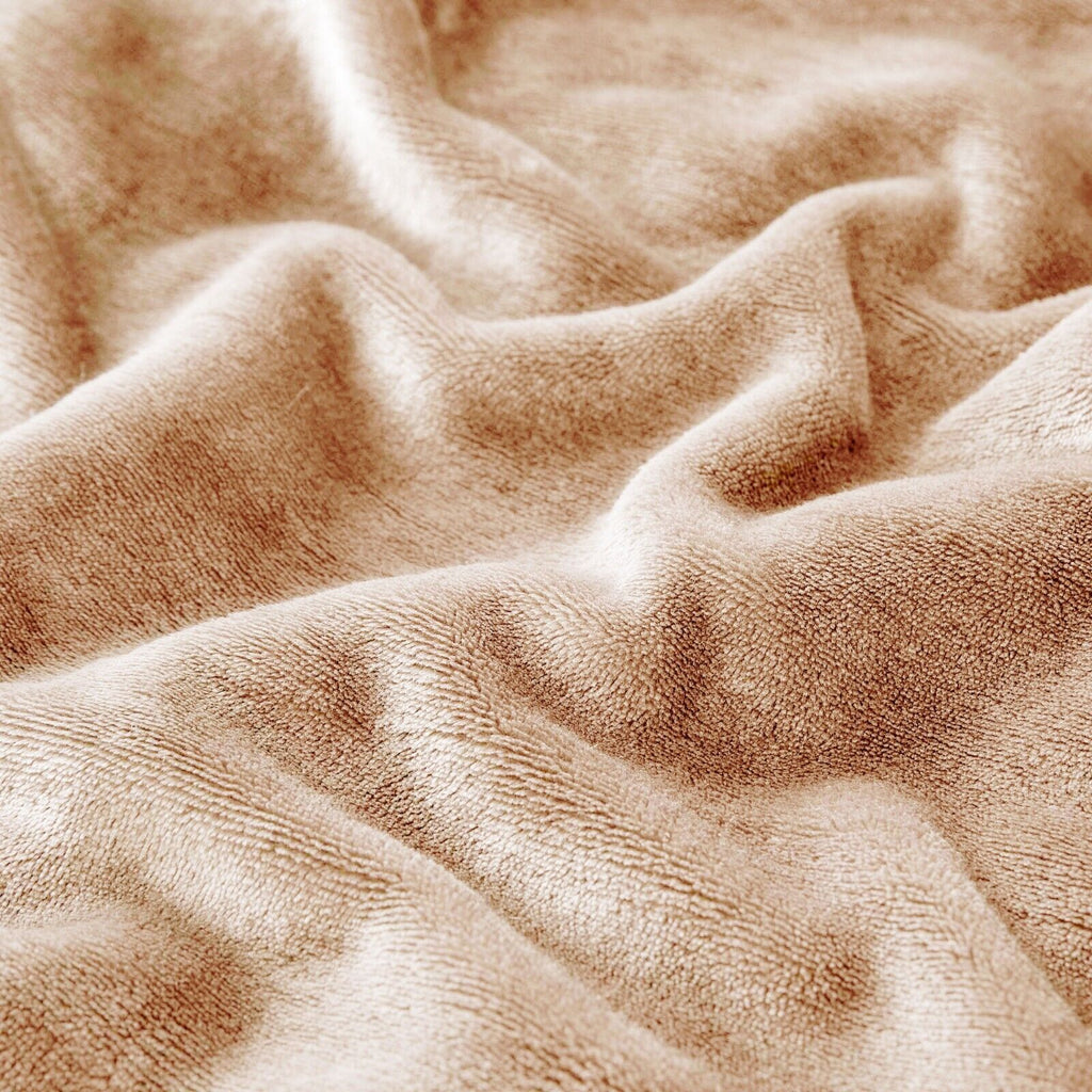 Large Sherpa Fleece Blanket 400 Gsm Super Soft Reversible Warm Sofa Bed Throws