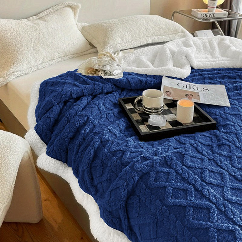 400GSM Ultra Soft Fleece Throw Blanket Twin Queen King, Cozy Bed Sofa Blanket