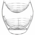 Chrome Swinging Fruit Vegetable Bowl Basket 2 & 3 Tier Rack Storage Stand Holder