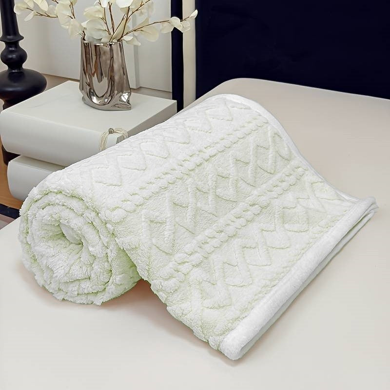 400GSM Ultra Soft Fleece Throw Blanket Twin Queen King, Cozy Bed Sofa Blanket