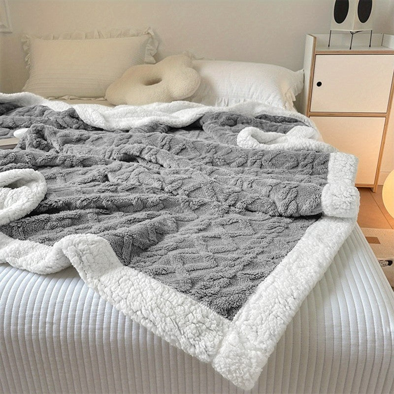 400GSM Ultra Soft Fleece Throw Blanket Twin Queen King, Cozy Bed Sofa Blanket