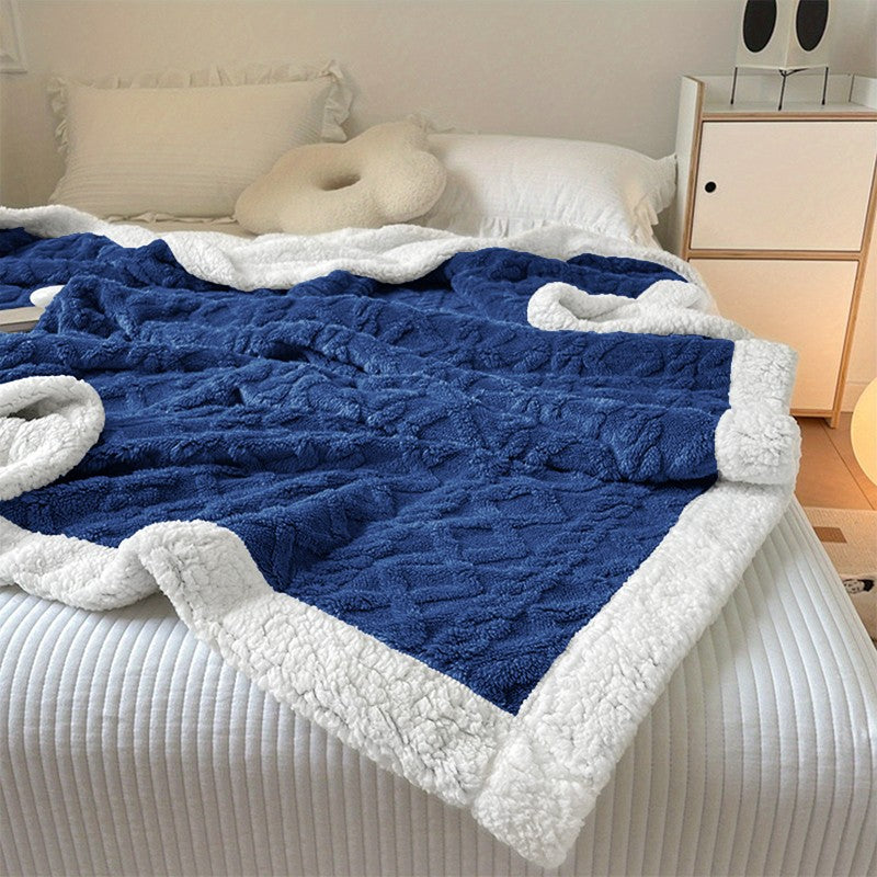 400GSM Ultra Soft Fleece Throw Blanket Twin Queen King, Cozy Bed Sofa Blanket