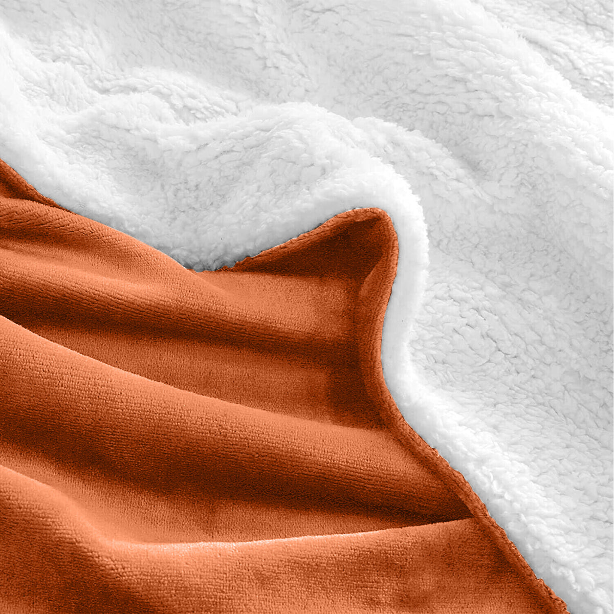 Large Sherpa Fleece Blanket 400 Gsm Super Soft Reversible Warm Sofa Bed Throws