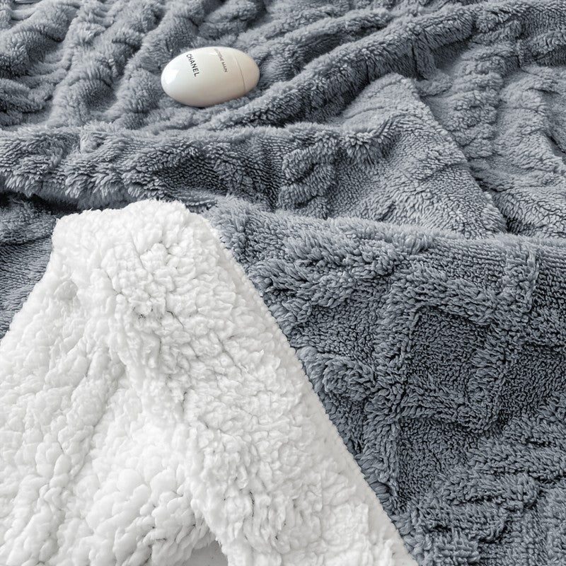400GSM Ultra Soft Fleece Throw Blanket Twin Queen King, Cozy Bed Sofa Blanket