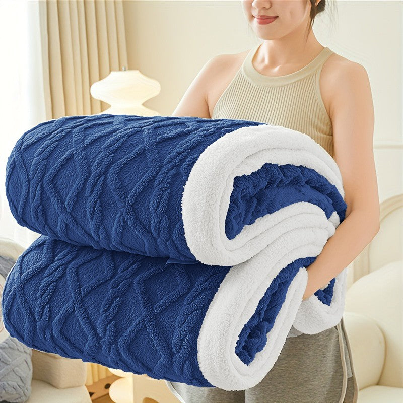 400GSM Ultra Soft Fleece Throw Blanket Twin Queen King, Cozy Bed Sofa Blanket