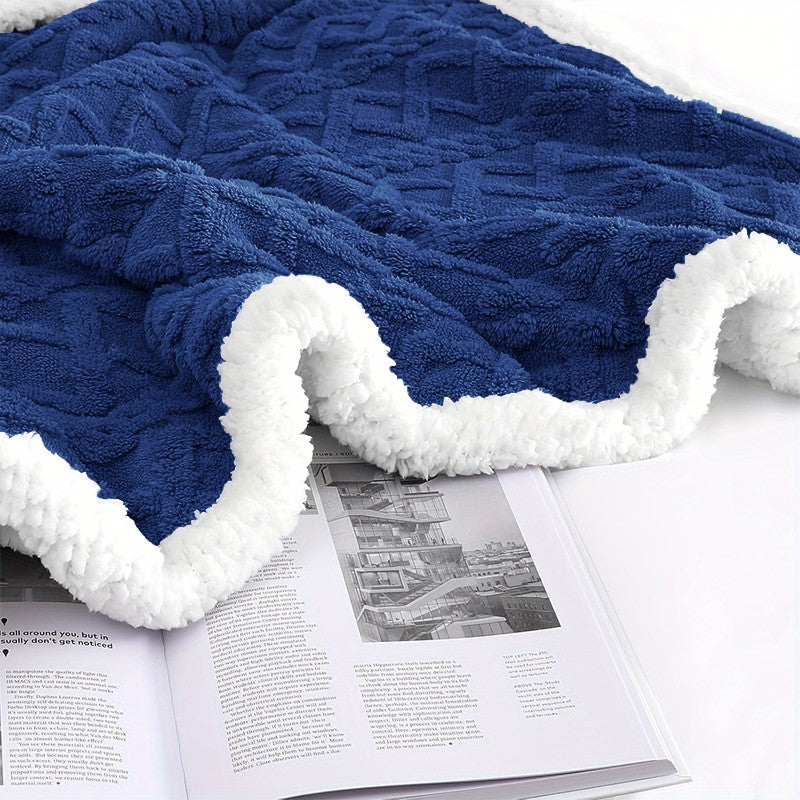 400GSM Ultra Soft Fleece Throw Blanket Twin Queen King, Cozy Bed Sofa Blanket