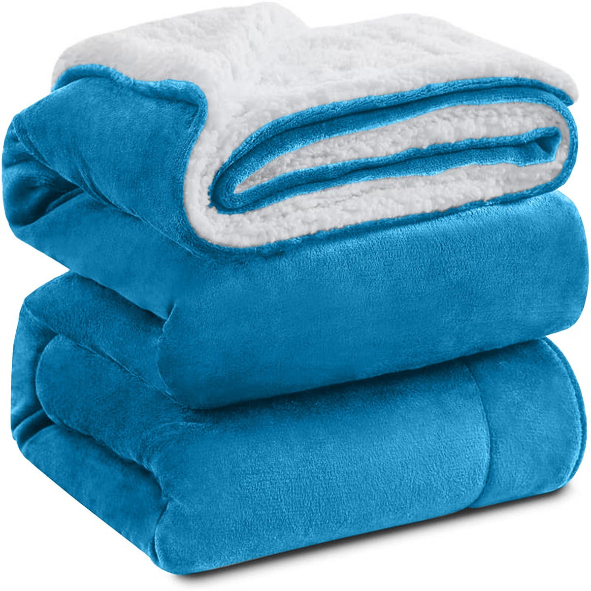 Large Sherpa Fleece Blanket 400 Gsm Super Soft Reversible Warm Sofa Bed Throws
