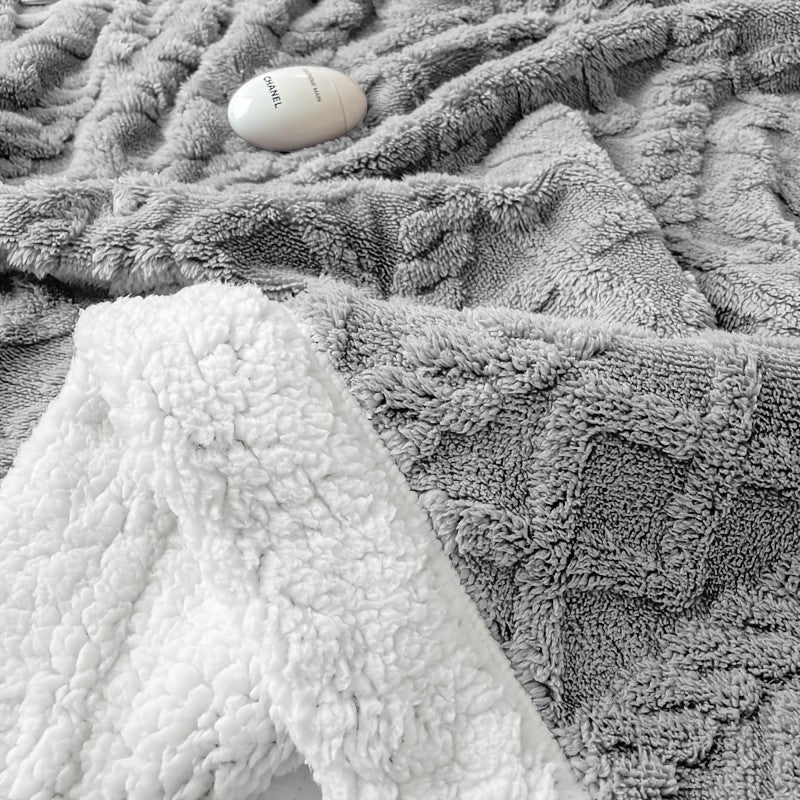 400GSM Ultra Soft Fleece Throw Blanket Twin Queen King, Cozy Bed Sofa Blanket