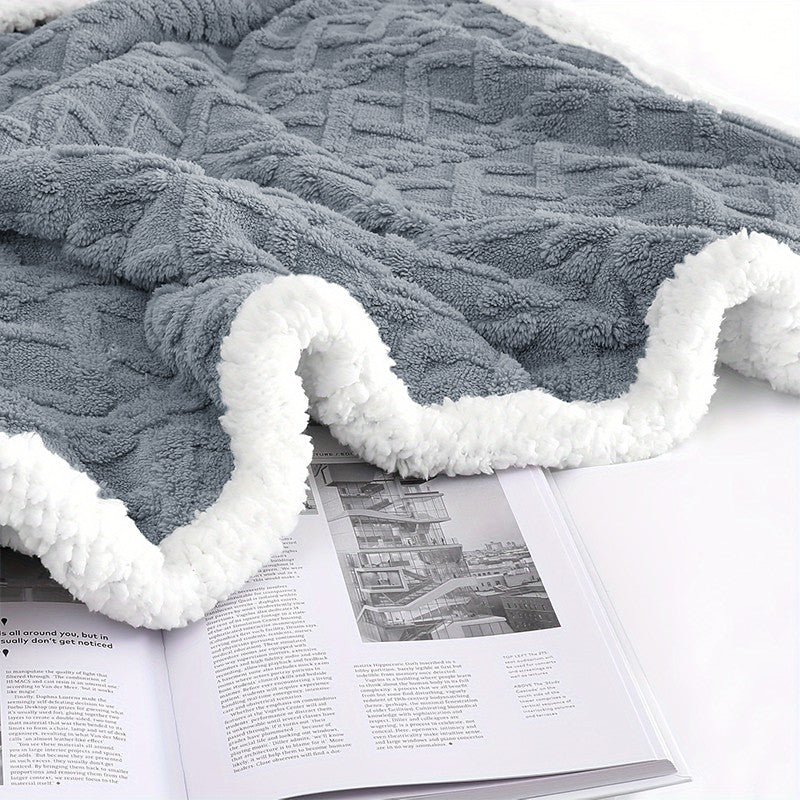 400GSM Ultra Soft Fleece Throw Blanket Twin Queen King, Cozy Bed Sofa Blanket
